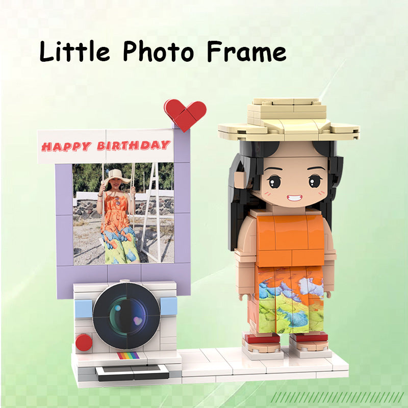 Custom Minifigure Portrait - Personalized Brick Mosaic Kit